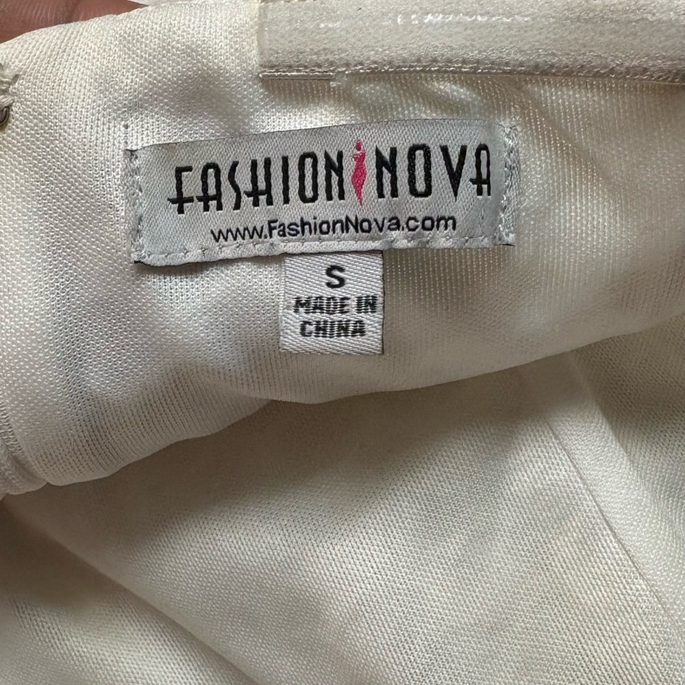 Fashion Nova Cream Garment